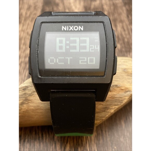 Nixon Base Tide Pro Digital A1104-1114-00 New Battery Installed Excellent Cond - Picture 1 of 11